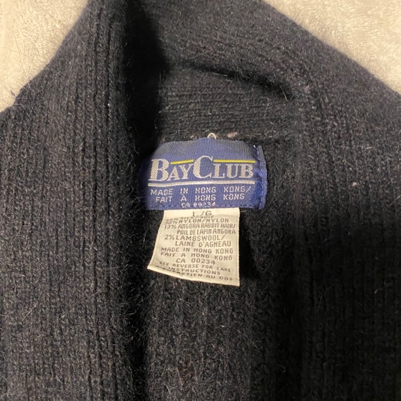 Vintage Bay Club double breasted knitted vest - Picture 3 of 5